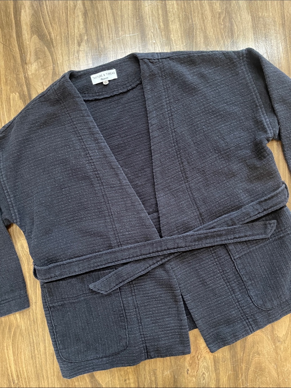 Madewell Open Front Belted Cardigan